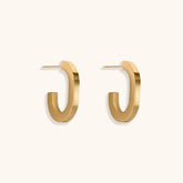 Gilded Corridor Hoops - Jewelry de Corner